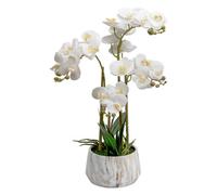 Crystals 60Cm Artificial Plant Fake Silk Orchid Flower Potted Home Party Garden Decor