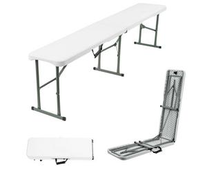 Crystals 6Ft Heavy Duty Folding Trestle Bench Ideal For Catering, Camping, Picnic, Bbq & Party