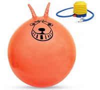 Crystals 80cm Space Hopper Ball Large Retro Bouncing Toy with Free Pump in Orange | Size: 80 cm x 80 cm Crystals Orange 80 cm x 80 cm