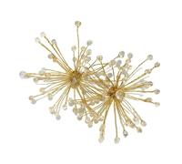 Crystals Adorned Bridal Earrings Pair Exaggerated Designs Artistics Comfortable Fit Wedding Accessory Wedding Accessory