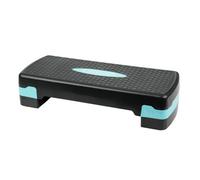 Crystals Aerobic Stepper Yoga Step Board Gym Fitness Exercise Cardio Adjustable Blocks Blue