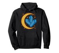 Crystals and Moonlight for Nature Lovers Pullover Hoodie