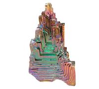 Crystals and Stones, 2x2x2 Inch Natural Crystals, Bismuth Ore for Spiritual Transformation and Inner Fullfilment
