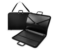 Crystals Art Portfolio Case Artist Portfolio Carrying Case with Shoulder Strap, Weather-Resistant Student Portfolio Drawing Painting Sketch Project Folder Bag (A2 Size, Centimeters)