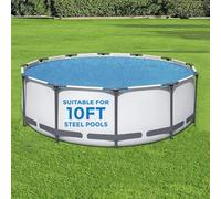 Crystals Bestway 10Ft Solar Pool Cover Fits Fast Set & Steel Pro Swimming Pools