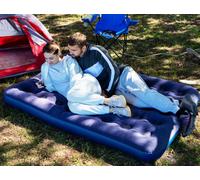 Crystals Bestway Inflatable Double Air Bed Premium Quality Flocked Blow Up Mattress