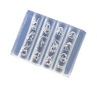 Crystals Clear Silicone Nails Art Tool with Adorable Rabbits Shapes for Professional Salon Use Nail Art Silicone