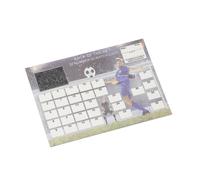 Crystals Club Supplies 25 Back of the Net themed Fundrsising scratch Card 40 spaces