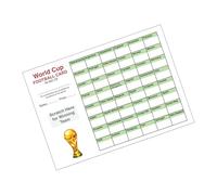 Crystals Club Supplies 25 x WORLD CUP Fundrsising scratch Card