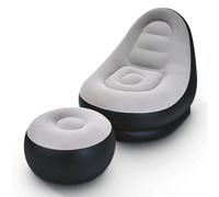 Crystals Deluxe Inflatable Sofa Lounger Ottoman Couch Gaming Chair Foot Stool Seat Air