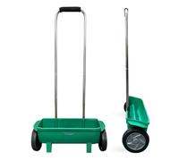 Crystals Garden Lawn 12L Soil Seed Salt Grit Fertiliser Spreading Grass Feed Spreader Diy