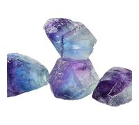 Crystals Gemstones Stones Natural Color Fluorite Crystal Minerals Landscape Rock Specimen Mineral Decorative Bulk Irregular Shape Raw Stone Home Decor(200g Pack)