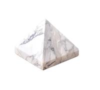 Crystals Gemstones Stones Natural Fluorite Crystal Pyramid Quartz Healing Stone Chakra Reiki Tiger Eye Point Home Decor Crafts of Gem 1PC(White Turquoise)