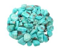 Crystals Gemstones Stones Natural Tumbled Stone Healing Crystals Malachite Amazonite Chiastolite Specimen Energy Mineral Tank Aquarium Garden Home Decor(Amazonite,500g)