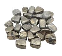 Crystals Gemstones Stones Natural Tumbled Stones Lilac Lepidolite Healing Crystal Energy Minerals Specimen Meditation Gems Aquarium Tank Garden Home Decor(Pyrite,100g)