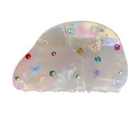 Crystals Hair Clip Large Hair Claw Clip Elegant Adornment Catch Princess Barrettes Hair Styling Tool Ornaments Hair Clip For Girl