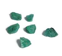Crystals Healing Green Emerald Stones Rough Specimen 57.00 Ct Uncut Raw Rough Healing Lot of 6 Pcs Emerald Loose Gemstones DT-529, stone, hue enhanced emerald
