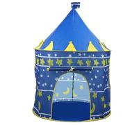 Crystals Kids Pop Up Play Tent - Princess Castle Playhouse for Children | Sensory Tents for Children | Barbie Kid Tent | Foldable Pop Up Playhouse Fun Toy (Blue Wizard)
