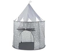 Crystals Kids Pop Up Play Tent - Princess Castle Playhouse for Children | Sensory Tents for Children | Barbie Kid Tent | Foldable Pop Up Playhouse Fun Toy (Grey Tent)