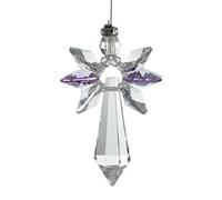 Crystals lucky crystal angel, Crystal, Amethyst-hell, 19,4 x 3,5 x 1 cm