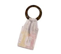 Crystals Ornament Organizers Bag with Protective Layers for Fragile Glassware Storage Solution Cosmetic Storage Bag