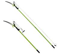 Crystals Telescopic Garden Lopper Extendable Tree High Branch Pruner Cutter + 30Cm Saw