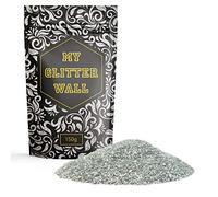 CrystalsRus Silver 150G MyGlitterWall Glitter for Emulsion Paint - Glittery Wall Decorations - Paint Additive for Ceilings, Wood, Matt, Gloss - Perfect for Indoors and Outdoors