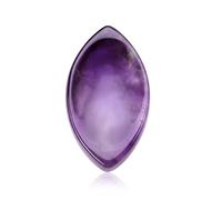 CrystalTears Amethyst Crystal Worry Stone for Anxiety Stress Relief Adults, Polished Healing Crystals Gemstones Thumb Stone, Stocking Fillers Crystal Gifts for Women Men Christmas