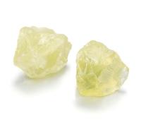CrystalTears Citrine Crystal Stone, Large 4.5-5.5cm Raw Yellow Citrine Quartz Crystals Stone for Wealth, Joy, Hope - Rough Healing Gemstone for Reiki Healing, Meditation, Decor,Crystal Gifts-2pcs