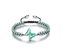 CrystalTears Green Aventurine Crystal Butterfly Bracelet for Women Girls Healing Crystal Gemstone Beaded Bracelet Natural Healing Stone Anxiety Bracelets Jewellery Gifts for Women Mum Birthday