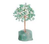 CrystalTears Green Aventurine Crystal Money Tree - Natural Gemstone Handmade for Home Office Decor - Healing Crystal Gifts for Women, Mum, Christmas, Birthday