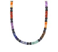 CrystalTears Mens Necklace Chakra Stone Beaded Necklace Gifts for Men Women, Men’s Healing Crystal Gemstone Jewellery Gifts for Him Boyfriend Dad Husband Son Birthday Christmas Valentine’s Day
