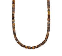 CrystalTears Mens Tiger Eye Beaded Necklace for Men, Mens Jewellery Gifts for Men, Healing Crystal Stone Necklace Crystal Gifts for Him Husband Dad Boyfriend Son Birthday Christmas Valentine’s Day