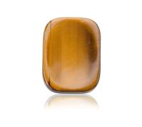 CrystalTears Tiger Eye Crystal Worry Stone for Anxiety Stress Relief Adults, Polished Healing Crystals Gemstones Thumb Stone, Crystal Gifts for Women Men Christmas-Rectangle
