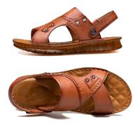 Crysterris Men's Comfort Breathable Sports Sandals,Lightweight Summer Orthopedic Hiking Slides Athletic for Men, Outdoor Beach Open Toe Walking Sneakers Shoes(Size:40EU,Color:B)