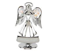 Crystocraft Chrome Plated Guardian Angel Ornament Chrome