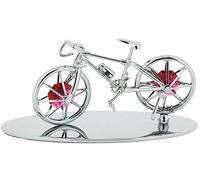 Crystocraft Freestanding Chrome Plated Bicycle Made For Two Ornament Made with With Swarovski Crystals Item Name (aka Title)