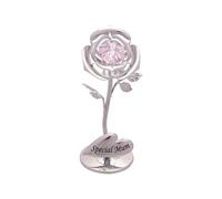 Crystocraft Special Mum Flower with swarovski crystal elements Celebration Rose SP351