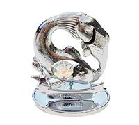 Crystocraft Zodiac Sign Crystal Ornament With Swarovski Elements Gift Boxed Aurora Borealis Crystals Silver Chrome Plated Perfect Keepsake Collectors Gift Figurine Home Decor Astrology (Pisces)