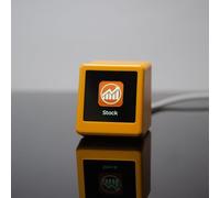 Crytocurrency Price Ticker and Desktop Clock with Real Time Updates for Currency Exchange and Stock Tracking, Powered by GeekMagic Smalltv PRO (Black)