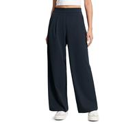 CRZ YOGA 4-Way Stretch Wide Leg Work Pants 29" | Casual, Wrinkle-resistant, Front Pleated, Inner Drawstring, Pockets, Trousers for Women
