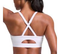 CRZ YOGA Butterlift Cross Back Sports Bras White 10