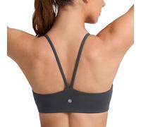 CRZ YOGA Butterlift V Back Sports Bras Mysterious Grey 12