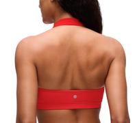 CRZ YOGA Butterluxe Halter Sports Bras | Light Support, Removable Pads, Yoga, Extremely Soft, Open Back, for Women