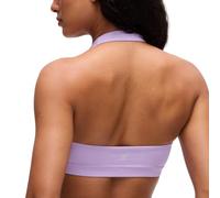 CRZ YOGA Butterluxe Halter Sports Bras | Light Support, Removable Pads, Yoga, Extremely Soft, Open Back, for Women