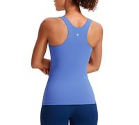 CRZ YOGA Butterluxe High Crew Neck Tank Top Wild Indigo 8