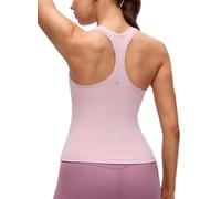 CRZ YOGA Butterluxe Racerback Tank Waist Length Pink Haze 16