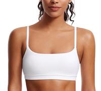 CRZ YOGA Butterluxe Scoop Neck Sports Bras White 6