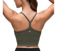 CRZ YOGA Butterluxe Y Back Crop Tank Tops Light Army Green 10