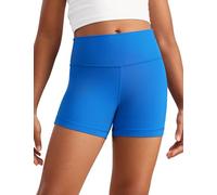 CRZ YOGA Girls Butterluxe Cycling Shorts Breathable Safety Dress Short Stretchy Dancing Bike Basic Pants Summer Schoolwear Sparkle Blue M
